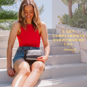 Black Leather Mini Crossbody Bag