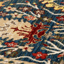 Neola Navy Damask Area Rug