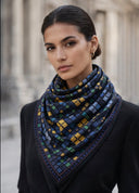Square Designer Scarf Alhambra #001