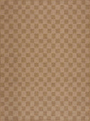 Kuval Checkered Brown Rug
