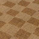 Kuval Checkered Brown Rug