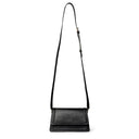 Black Leather Mini Crossbody Bag