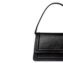 Black Leather Mini Crossbody Bag
